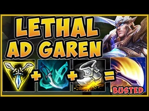 ABUSE THIS LETHAL GAREN BUILD BEFORE THE NERFS HIT! GAREN SEASON 9 TOP GAMEPLAY! - League of Legends
