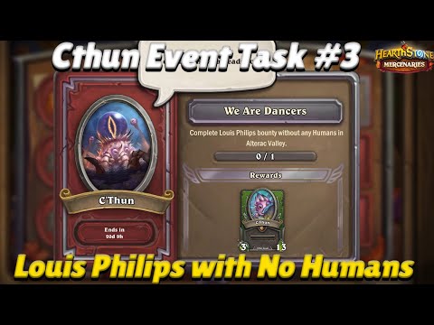 C'thun Event Task #3: Louis Philips Without Any Humans - Hearthstone Mercenaries Guide