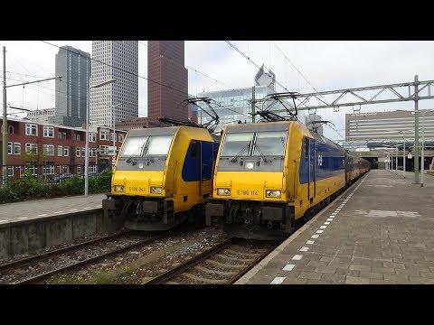 Treinen em Den Haag Centraal em Den Haag HS | de treinreiziger treint door Nederland