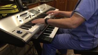 Linus and Lucy by Vince Guaraldi Piano/Bass/Drums on the Korg Kronos