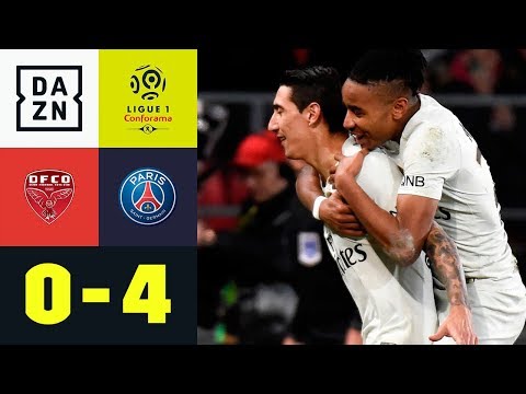 Angel di Maria mit Traumfreistoß: FCO Dijon - Paris Saint-Germain 0:4 | Ligue 1 | DAZN Highlights