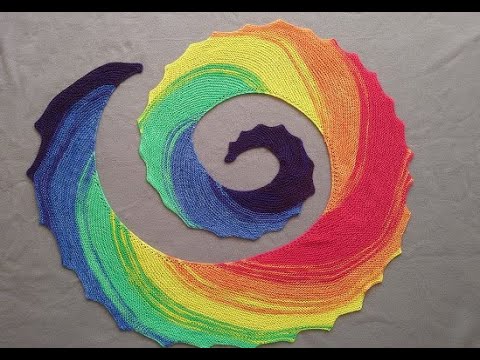 Multikreativ-Tutorial #1 -  Drachenschwanz-Schal stricken mit I-Cord-Kante und Lochmuster