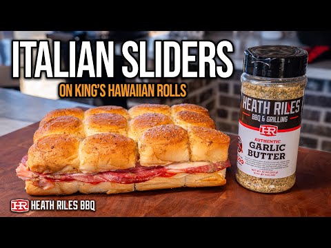 Cheesy Italian Sliders on the Traeger Ironwood XL | Heath Riles BBQ