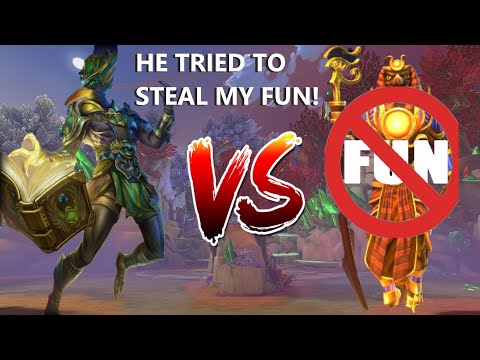2.5 ATTACK SPEED THOTH VS NO FUN RA - Grandmasters Ranked 1v1 Duel - SMITE