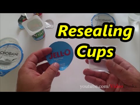 Resealing Cups : 3 Steps - Instructables