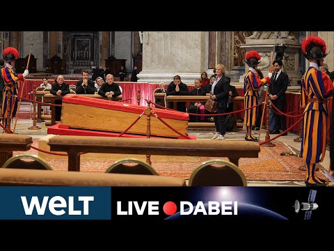 VATIKAN: Abschied im Petersdom! Beisetzung von Papst Franziskus wird vorbereitet I WELT LIVE DABEI