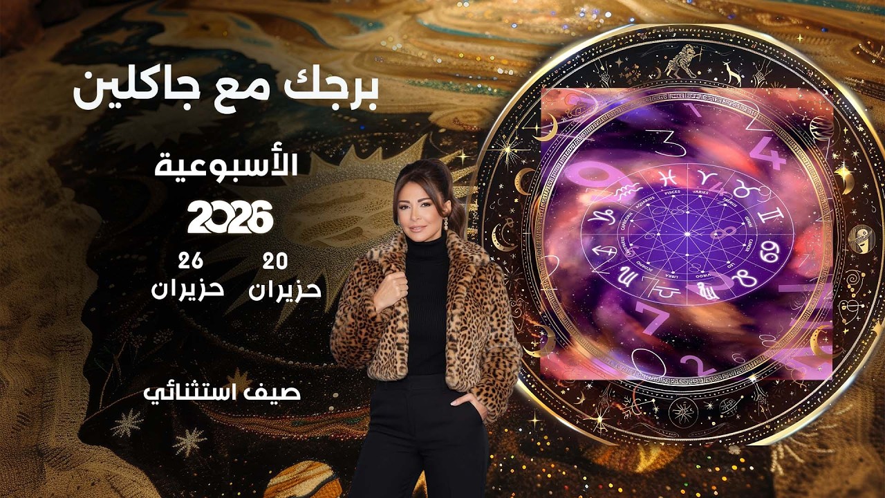 فيديو | اسرار الفلك مع جاكلين عقيقي | من ٢٠ الى ٢٦ حزيران  ٢٠٢٦
