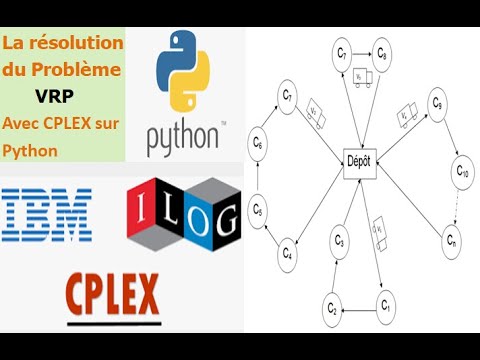 Résolution du VRP avec  la programmation Linéaire avec CPLEX et Docplex sous Python