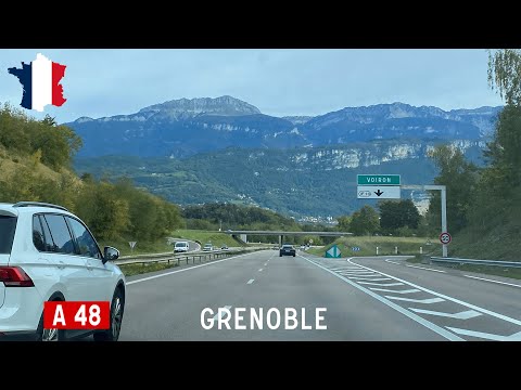 France(F): A48 Col de Rossatière into Grenoble