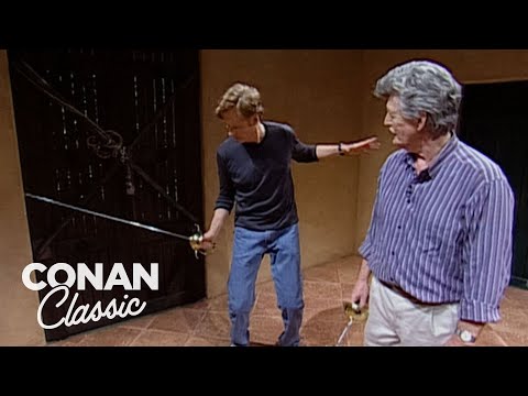 Conan Gets Stage Combat Training | Late Night with Conan O’Brien