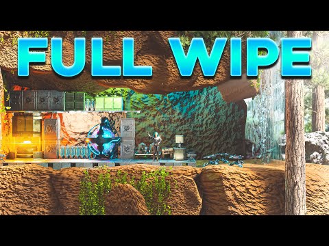 How a 40,000 Hour Tribe Survived 500 Days in Redwoods Waterfall! - A Full ARK Wipe Story