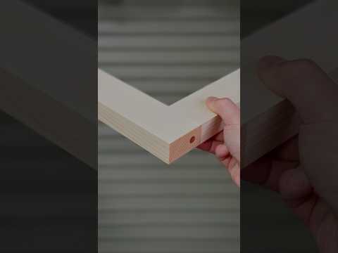 Simple Hand Tool Joinery – Dowel Reinforced #shorts #woodworking #diy