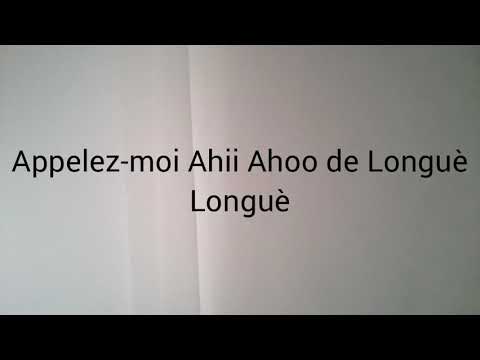 ahii ahoo et Longuè Longuè, ma mboa ma mianga, lyric