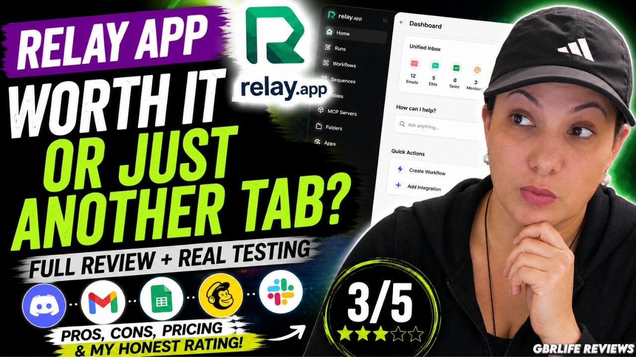 Relay.app Review: Is This the First Step Toward AI Agents? video thumbnail