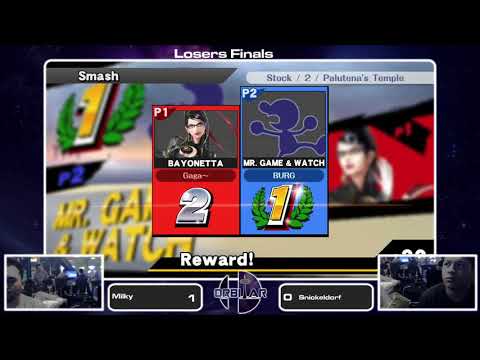 Milky (Bayonetta) vs Snickeldorf (Mr. GNW) - Orbitar 54 - Losers Finals