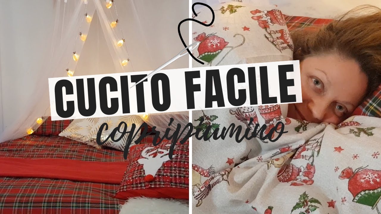 CUCITO FACILE: PROGETTO COPRIPIUMINO FAI DA TE