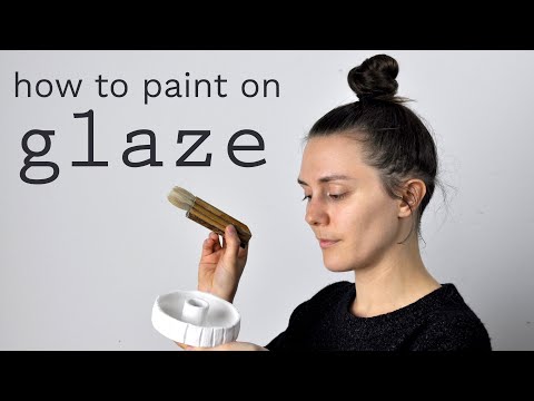 How to Glaze Ceramics with Paint-on Glazes // Glazing at Home!