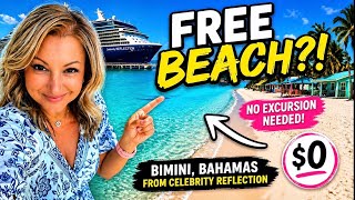 FREE Beach in Bimini from Celebrity Reflection (No Excursion Needed)