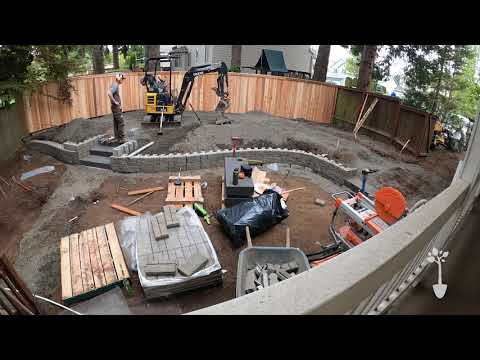 Backyard Transformation Time lapse