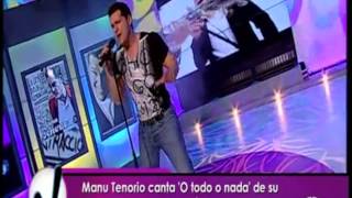 Manu Tenorio - O todo o nada | ACTUACIÓN PROMO