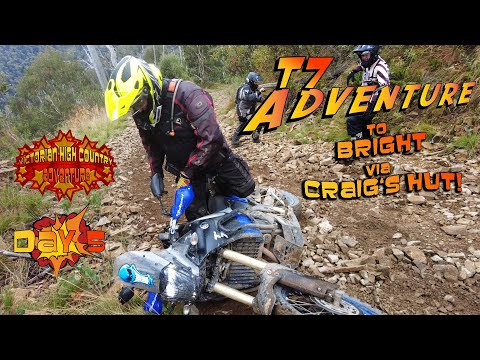 T7 ADVENTURE TO BRIGHT VIA CRAIG'S HUT! Victorian High Country Motorcycle Adventure.