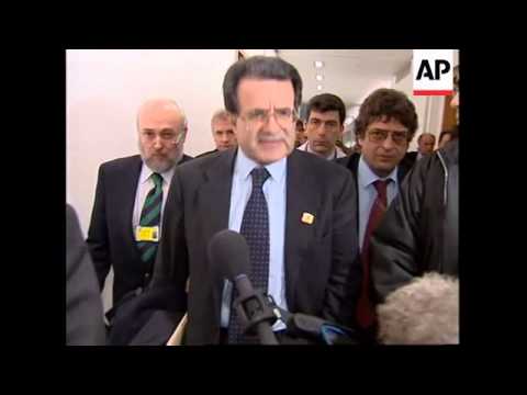 UK: LONDON: ITALIAN PRIME MINISTER ROMANO PRODI PRESS CONFERENCE