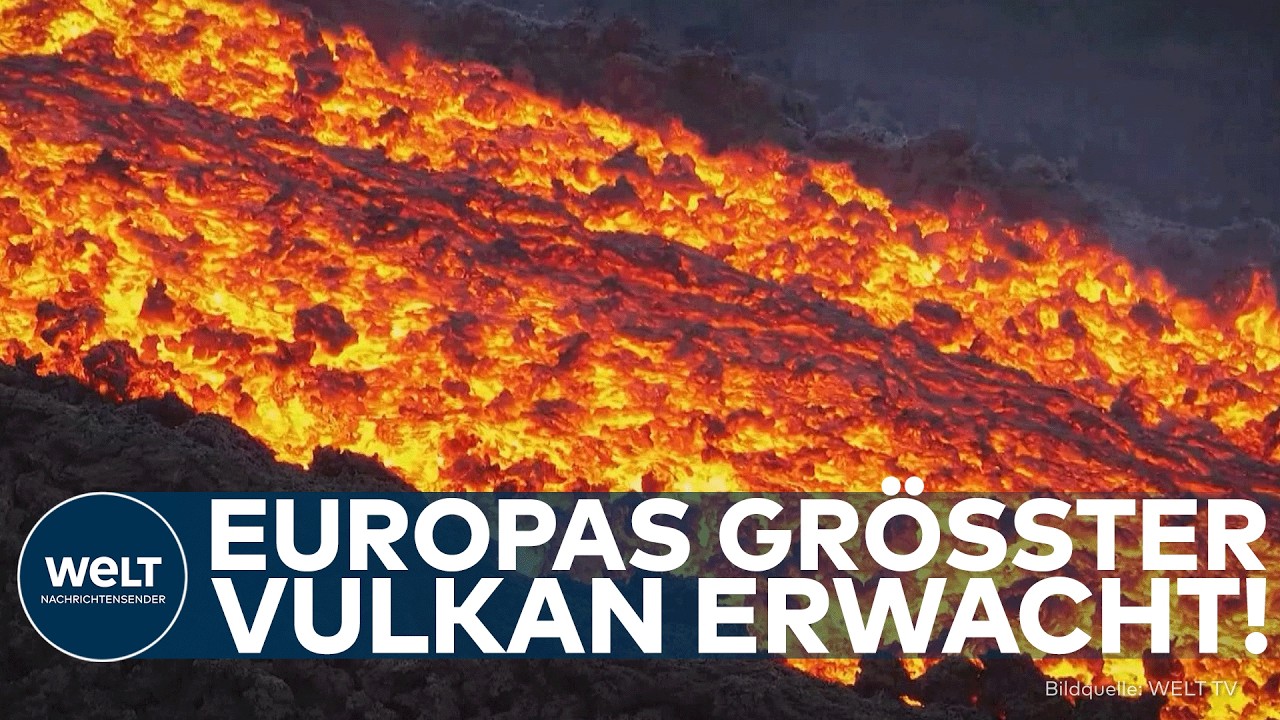 ÄTNA AUF SIZILIEN: Glühende Lava fließt aus Vulkanspalte – Spektakuläre Bilder vom Ausbruch!