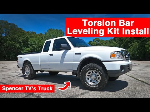 Installing A Torsion Bar Leveling Kit On Spencer TV's Truck | 2011 Ford Ranger