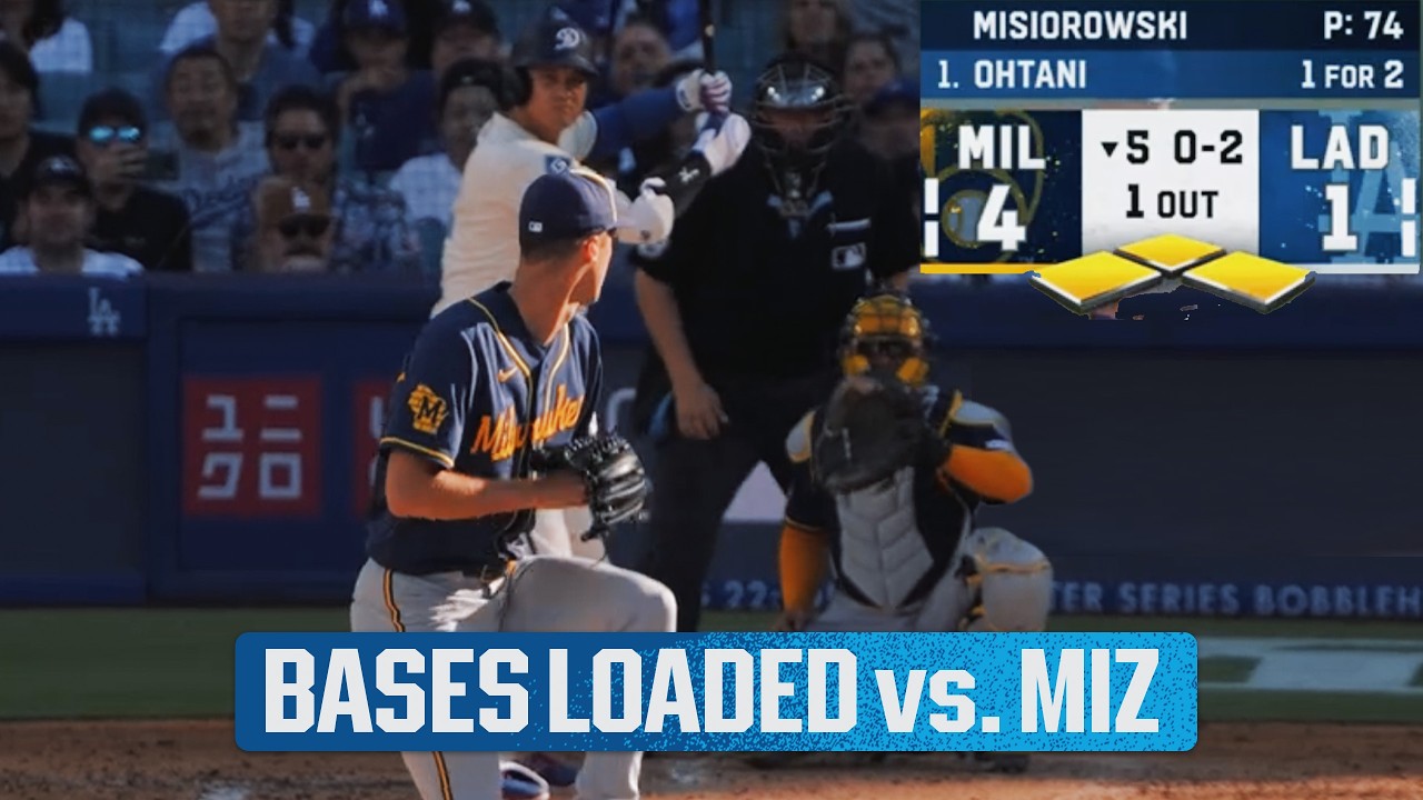Shohei Ohtani & the Dodgers had the BASES LOADED vs. Jacob Misiorowski & the Brewers! (FULL Inning)