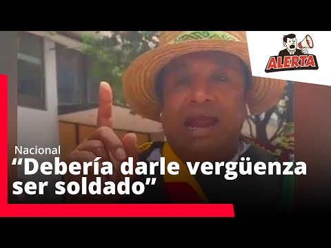 Reviven videos del nuevo ministro de la Igualdad encarando a soldados en el Cauca