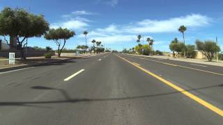 preview picture of video 'Drive through Gila Bend, Arizona on AZ SR 85, Rear View, 26 March 2015, GP026838'