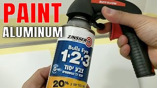 צבע אלומיניום לאמבטיה / חידוש צבע עם ספריי פריימר ZINSSER 1-2-3 Rust-Oleum | XDIY