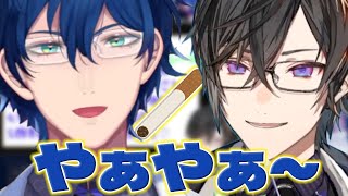 【やぁやぁ～】タバコ仲間をみつけるレオス博士【四季凪アキラ/レオスヴィンセント/にじさんじ/新人ライバー】