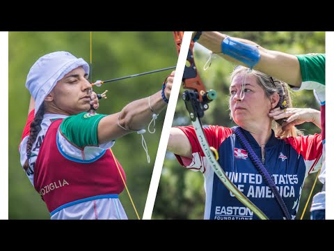 Cinzia Noziglia v Christina Lyons – barebow women gold | Birmingham 2022 World Games