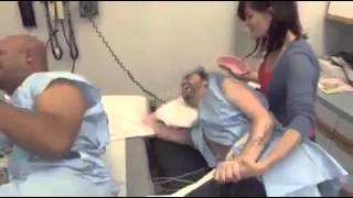 TWO MEN EXPERIENCE THE PAINS OF CHILD BIRTH