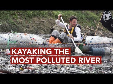 WE'RE KAYAKING DOWN THE WORLD'S MOST POLLUTED RIVER, THE CITARUM RIVER.