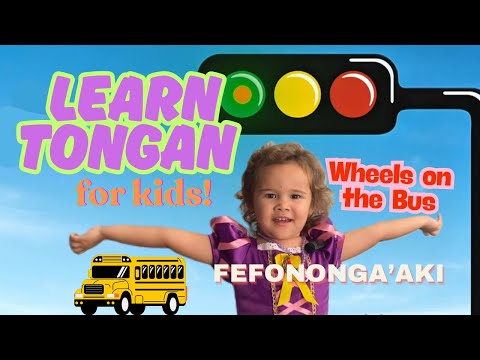 Tongan Language Learning for KIDS! Fefononga’aki ✈️🚗🛥️ Transportation | Wheels on the Bus and more!