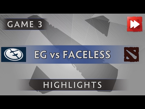 Evil Geniuses vs Faceless [Game 3] Dota Pit League Season Five - Dota Highlights