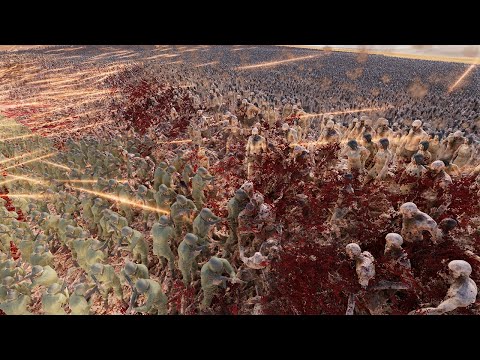 Can American Soldiers Stop 1 Million Zombie Attack - Ultimate Epic Battle Simulator
