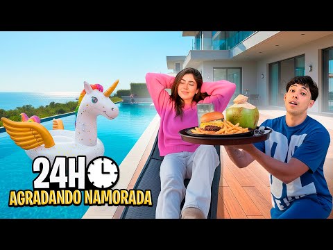 24 HORAS AGRADANDO MINHA NAMORADA 😭 (me arrependi)