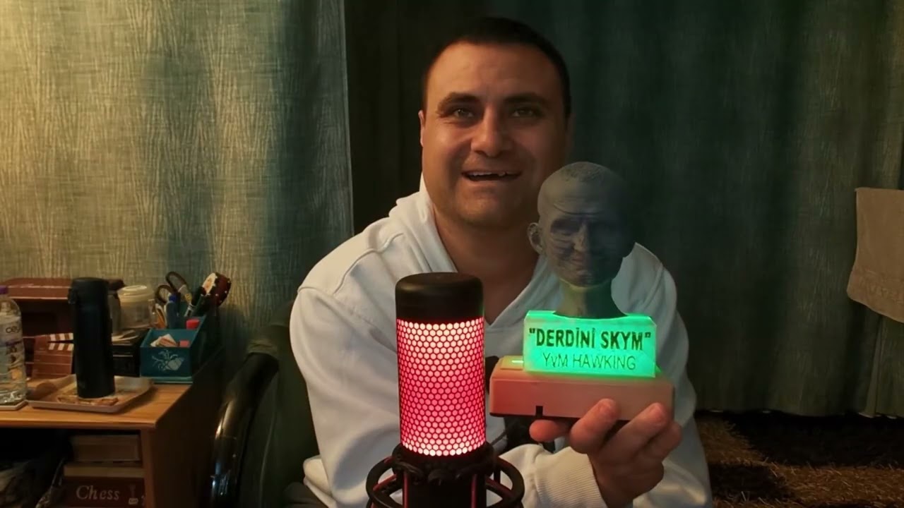CY - @yvmhawking  Büstü 3D Modeli - (Berkay Kahya'ya Teşekkürler)