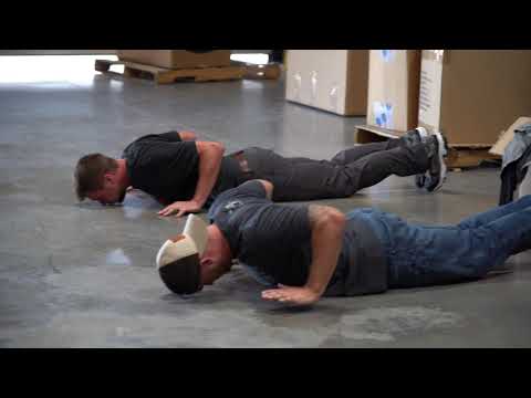 WHO CAN DO THE MOST!? - goHUNT Office Push-Up Competition