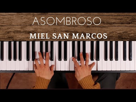 ASOMBROSO - DIOS EN CASA - MIEL SAN MARCOS  - [TUTORIAL PIANO 🎹]#mielsanmarcos #BuenoyFiel