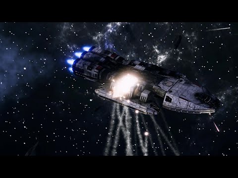 3x Artemis-Class Battlestars vs 5x Cylon Basestars (Battlestar Galactica: Deadlock)