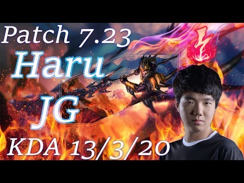 SSG Haru Jarvan IV Vs Sejuani Patch 7.23 KDA 13/2/20