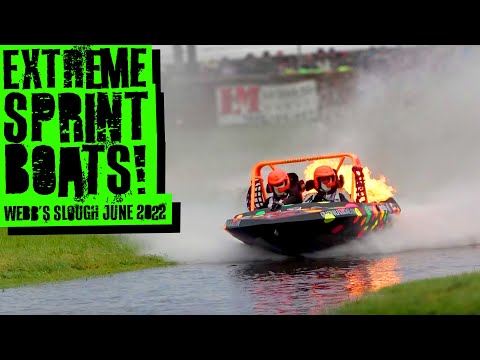 Extreme Jet Sprint Boat Racing - Webb's Slough 2022 June Event