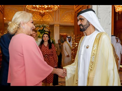 His Highness Sheikh Mohammed bin Rashid Al Maktoum-News-Mohammed bin Rashid receives Romanian Prime Minister