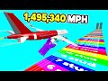 Going 1,495,340 MPH Flight Speed On Roblox