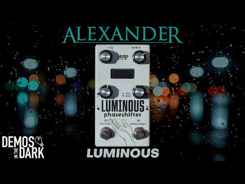 Alexander Pedals Luminous Phaseshifter 2023 - Present - White / Glow-In-The-Dark image 3