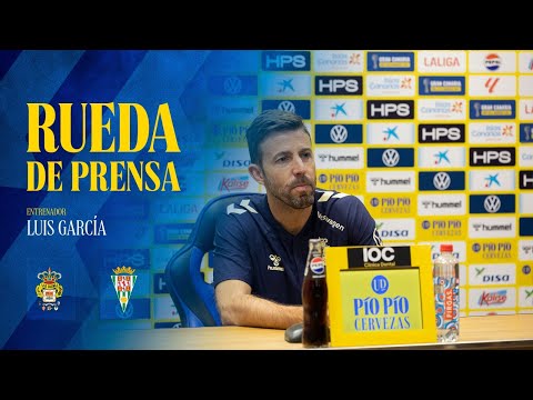Rueda de prensa de Luis García previa al partido UD Las Palmas vs Córdoba CF | UD Las Palmas